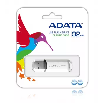 ADATA Classic Series C906 - Pen USB - 32 GB - USB 2.0 - Branco