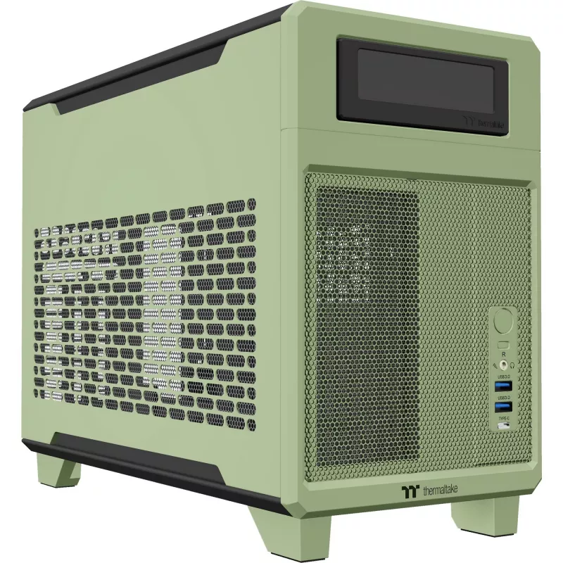 Caixa de PC Thermaltake TR100 Mini Tower verde