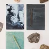 Caderno MIQUELRIUS papel de pedra 14,2 x 20,5 liso, preto capa dura 50 páginas (A821990)