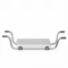 Banco de banheira ActionMed LW200AM design rebaixado para banheira, Tecnopolímero, prateado, antiderrapante, ajuste horizontal