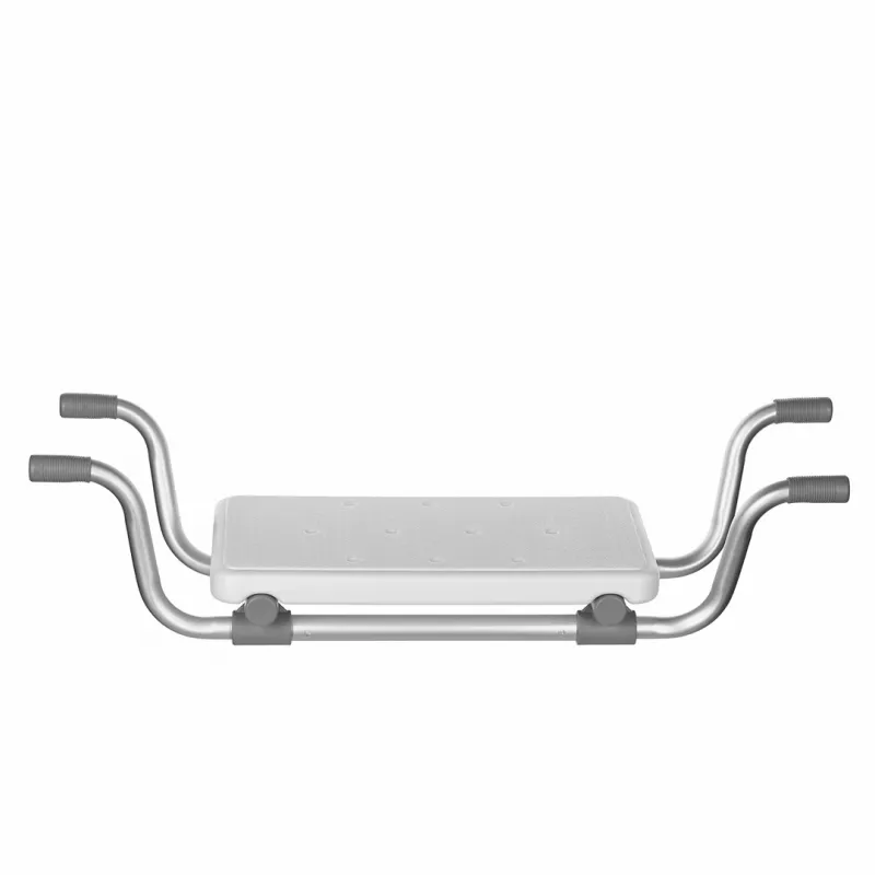 Banco de banheira ActionMed LW200AM design rebaixado para banheira, Tecnopolímero, prateado, antiderrapante, ajuste horizontal