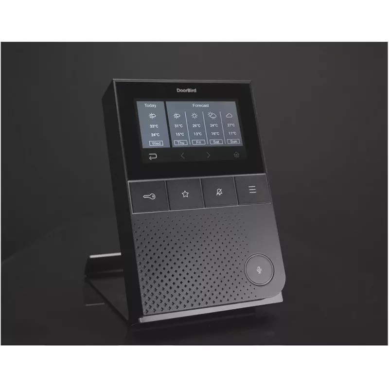 Videoporteiro IP DoorBird A1101 Black Edition — posto de porta para controlo de acesso de vídeo IP (modelo A1101)