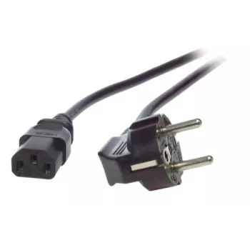 EFB-Elektronik Cabo de alimentação ficha Schuko 90°- C13 180° preto 1,0 m, 3 x 0,75 mm² Fabricante: EFB Elektronik (EK504.1V2)