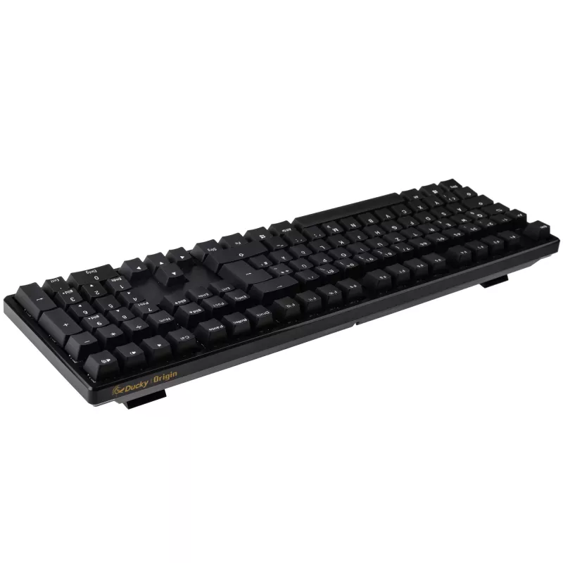Teclado Ducky Origin Phantom preto universal USB QWERTZ alemão