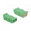 Acoplador de fibra ótica DeLOCK 85927 LC duplex fêmea para fêmea 4 unid.