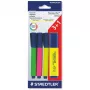 Marcador Staedtler Textsurfer classic 364 4 unid. ponta biselada verde rosa branco
