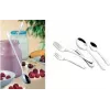 Conjunto de talheres Esmeyer Sylvia 12 peças — aço inoxidável cromado, adequado para máquina de lavar loiça