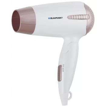 Secador de cabelo BLAUPUNKT HDD301RO — 1200W, 3 níveis de calor, 2 velocidades, nível frio, cabo dobrável, branco
