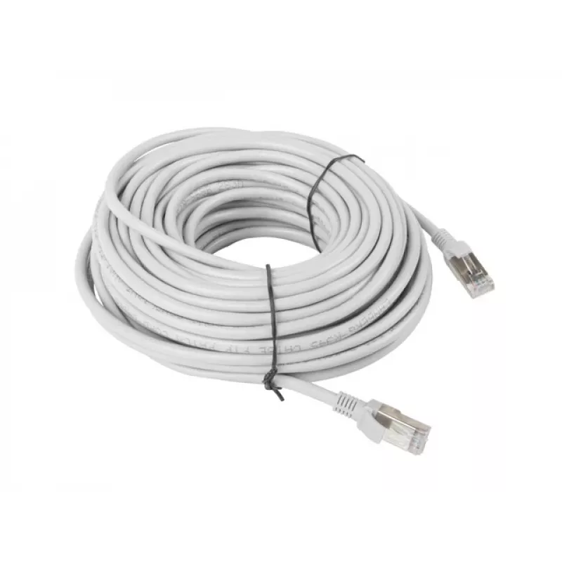 Cabo de rede LANBERG Cat5e U/UTP RJ-45 para RJ-45 20 m cinzento, 26 AWG, condutor CCA