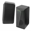 Esperanza EGS106 Rainbow Nortec colunas 2.0, 6 W (2x3 W), alimentadas por USB, mini-jack de 3,5 mm, LED RGB, pretas