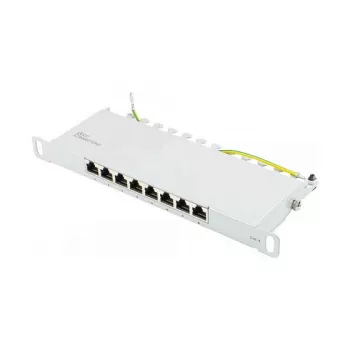 Good Connections Patchpanel 10Cat. 6 8-P. 0,5 HE cinzento-claro
