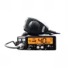Rádio CB President Teddy II+ — 40 canais, 4 W potência de emissão, 12/24 V, filtro de interferências, 125×125×45 mm