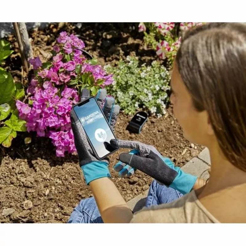 Conjunto Gardena Smart Irrigation Control Sensor: programador de rega para até 6 válvulas (24 V)
