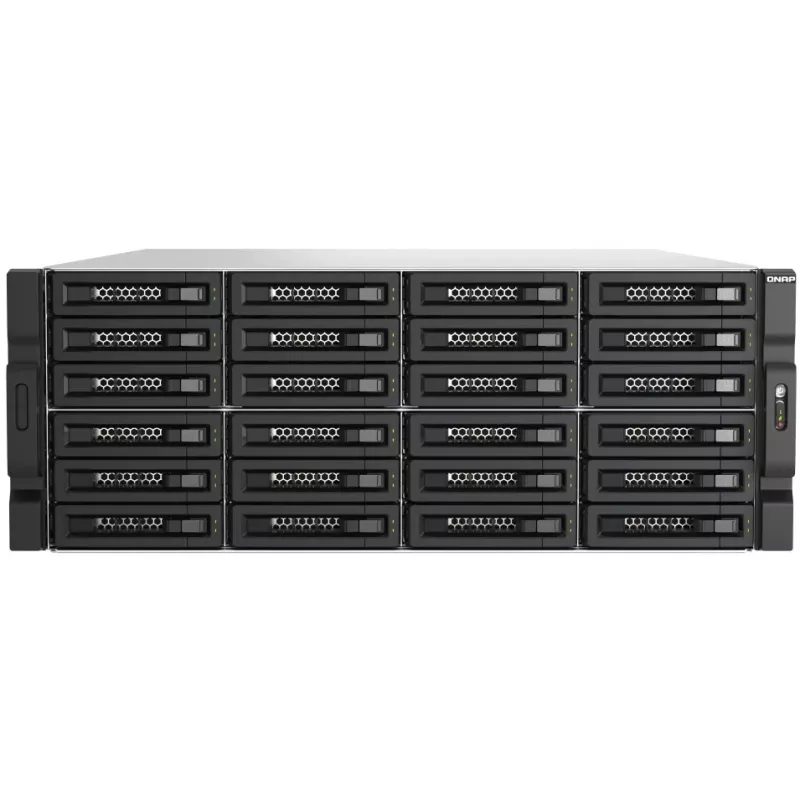 QNAP - TL-R2400PES-RP - conjunto de discos - 24 baías (SATA-600 / SAS-3) SAS 12Gb/s (externo) montável em rack 3U