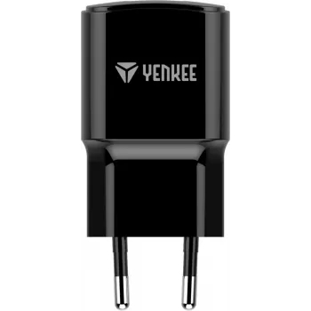 Carregador de parede USB-A YENKEE YAC 2013BK — 12 W, saída 2,4 A