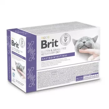 BRIT Veterinary Gastrointestinal Lamb - comida húmida para gatos - 12x85g