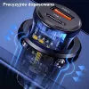 Carregador de automóvel usams CC164CC01 30W com 1×USB-A e 1×USB-C para carregamento rápido