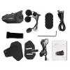 Headset FreedConn R1 PLUS E intercomunicador Bluetooth para motociclo, Bluetooth 5.0+EDR, alcance 1000 m, IP65, FM, vídeo 1080p, 30 h de tempo de conversação