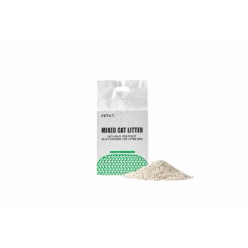 Areia para gatos PETKIT Mixed Cat Litter, 3 sacos – embalagem múltipla de areia aglomerante para gatos
