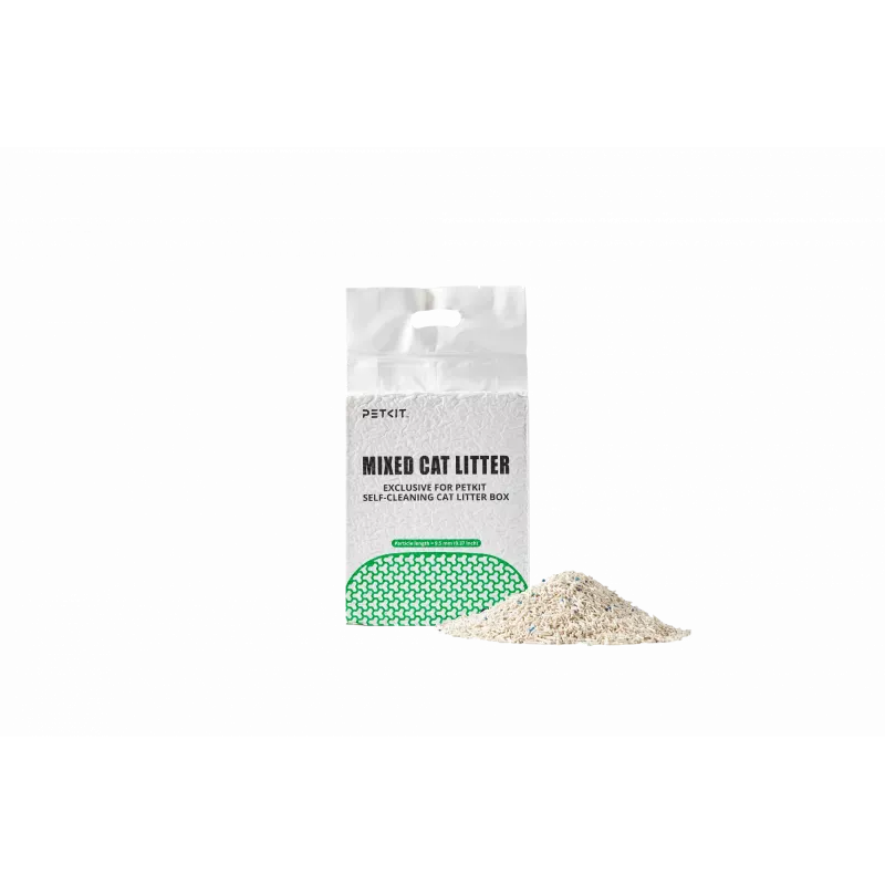 Areia para gatos PETKIT Mixed Cat Litter, 3 sacos – embalagem múltipla de areia aglomerante para gatos