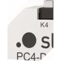 Unidade de controlo de parede Steinel PC4-DALI-2, branco, controlo por botões, 43×15×50 mm, -20–50 °C