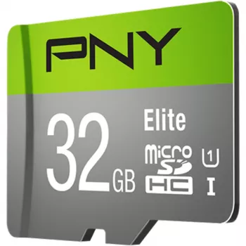 Cartão MicroSDHC PNY Elite 32 GB Class 10 UHS-I P-SDU32GU185GW-GE