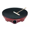 Beper BT.700Y Party Line máquina de crepes, placa antiaderente de 30 cm, 1300 W