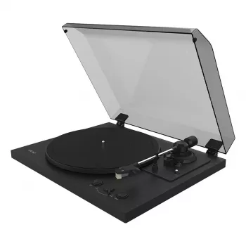 Gira-discos de acionamento por correia TEAC TN-175-B Preto