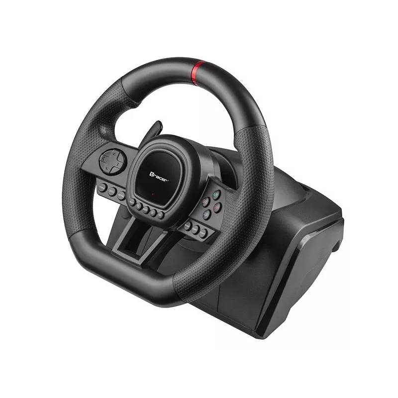 Volante Tracer SimRacer Manual Gearbox 6in1 com pedais e alavanca de velocidades, PC/PS4/PS3/Xbox One/Xbox 360/Switch