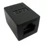 Acoplador modular RJ-45 VALUE Cat.6 não blindado preto