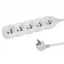 Extensão elétrica ESPERANZA ELK207W — cabo de 1,5 m, 5 tomadas tipo E, interior, 220–250 V