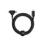 Cabo de carregamento e dados native union Belt Cabo Duo Pro USB-C para USB-C e Lightning preto