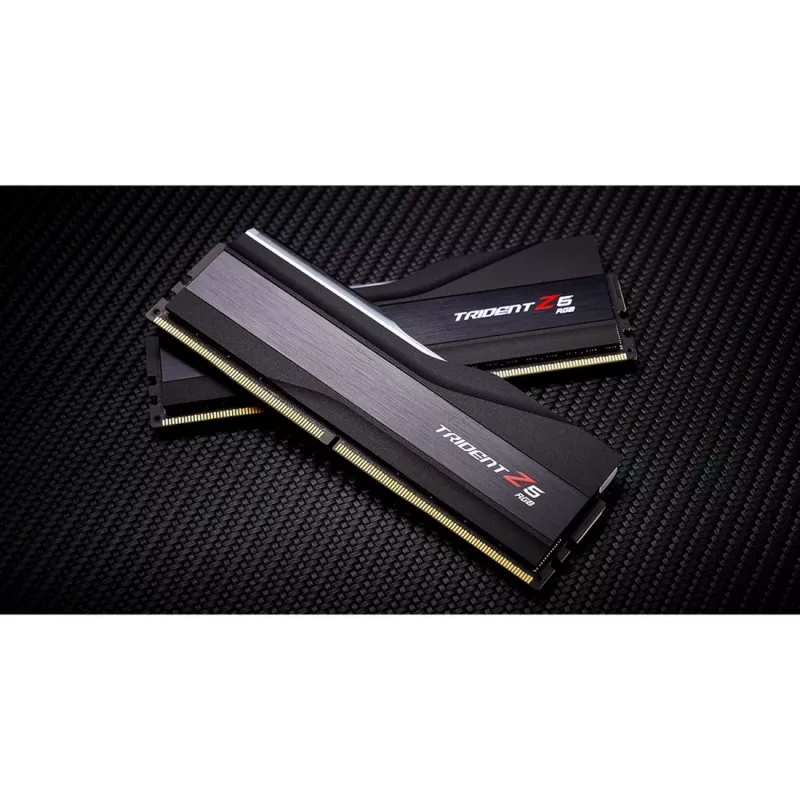 DIMM 64 GB DDR5-6000 (2x 32 GB) Dual-Kit, memória RAM preta, F5-6000J3040G32GX2-TZ5RK, Trident Z5 RGB, INTEL XMP