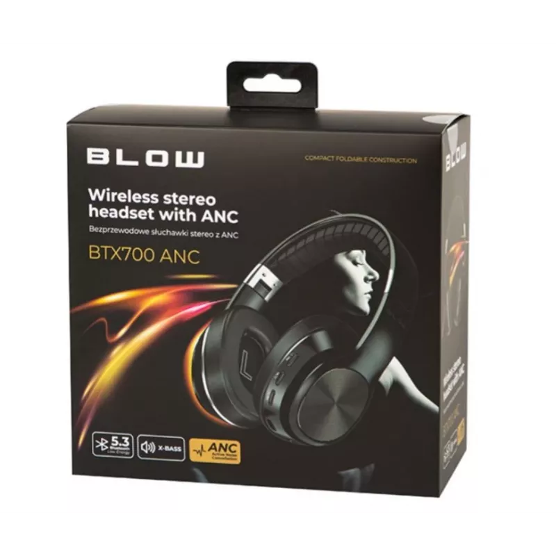 Auscultadores Bluetooth sem fios BTX700ANC