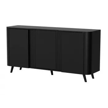 Cómoda Cama VOLARE 151 x 39 x 75 cm preto