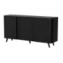 Cómoda Cama VOLARE 151 x 39 x 75 cm preto