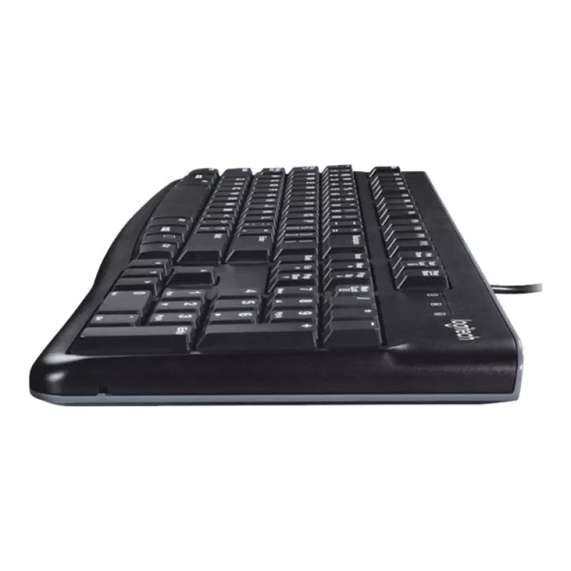 K120 Teclado com fios, com fios, USB, QWERTZ, preto