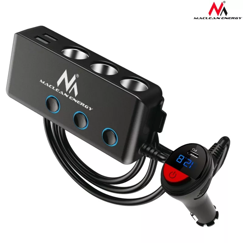 Carregador de automóvel Maclean MCE218 carregador para dispositivos móveis