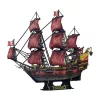 Puzzle 3D cubicfun Queen Anne's Revenge Anniversary Version – modelo 306-T4040H, navio de coleção para montar