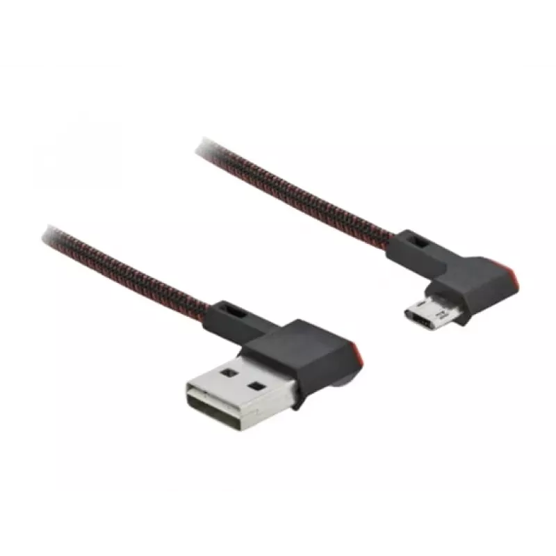 Cabo USB DeLOCK EASY-USB 2.0 Type-A para Micro-B macho 0,5 m preto