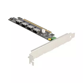 Placa DeLOCK PCI Express x16 para 4 x SFF-8654 4i NVMe Bifurcation internos