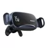 Baseus LightChaser BS-CM029 Suporte de telemóvel para automóvel com carregamento sem fios de 15 W para grelha de ventilação, preto