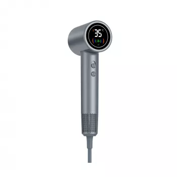 Secador de cabelo DENVER HDD-1400DGR 1400 W, cinzento, 110–240 V, cabo de 1,8 m, 25–75 °C, 70×89×280 mm