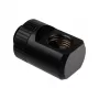 EK Water Blocks EK-Torque adaptador divisor em T G1/4 macho para 2x G1/4 fêmea, rotativo, preto