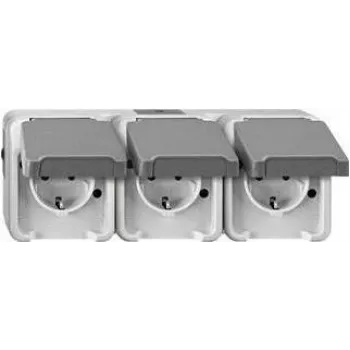 Merten MEG2390-8029. Corrente (máxima): 16 A. Largura: 223 mm, Profundidade: 83 mm, Altura: 57 mm (4074953)