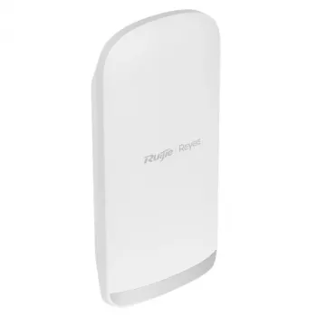 Ponto de acesso RUIJIE Reyee RG-EST330F-P — antena direcional, WiFi 5 5 GHz 876 Mbit/s, 3×FE portas, 1×PoE IN, 2×PoE OUT, uso exterior IP55, 13 dBi, alcance de 3 km