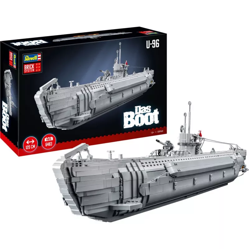 Brinquedo de construção REVELL Revell U-Boot Das Boot Brick System kit de montagem MPN 00960