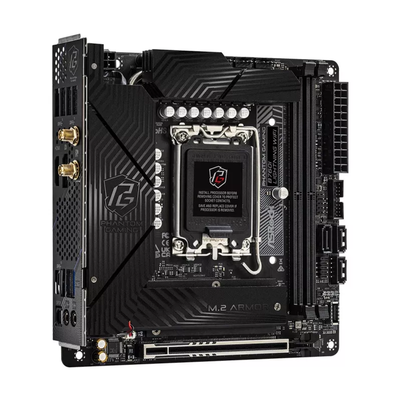 ASRock B760I Lightning WiFi DDR5 Mini-ITX LGA1700 Placa-mãe