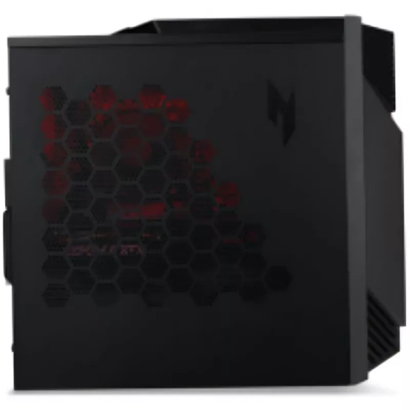 Acer Nitro 50 N50-660 PC gaming torre, Intel Core Ultra 7 265F, 32 GB DDR5, SSD M.2 de 1 TB, NVIDIA GeForce RTX 5060 8 GB, Wi-Fi 7, Bluetooth 5.3, Windows 11 Home, preto/vermelho