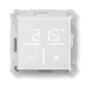 Termóstato de parede em vidro Homematic IP Modelo 161458A0 – digital, branco, 230 V, IP20